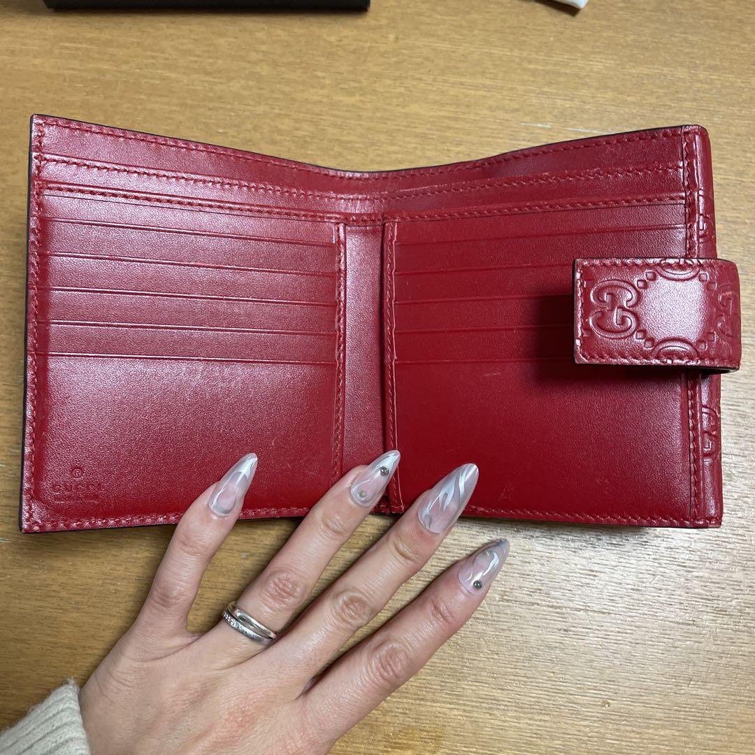 楽天市場】グッチ 財布 二つ折り レディース（カラーブラウン
