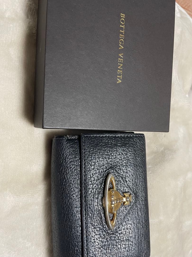 Bottega Veneta ブラック 三つ折り財布