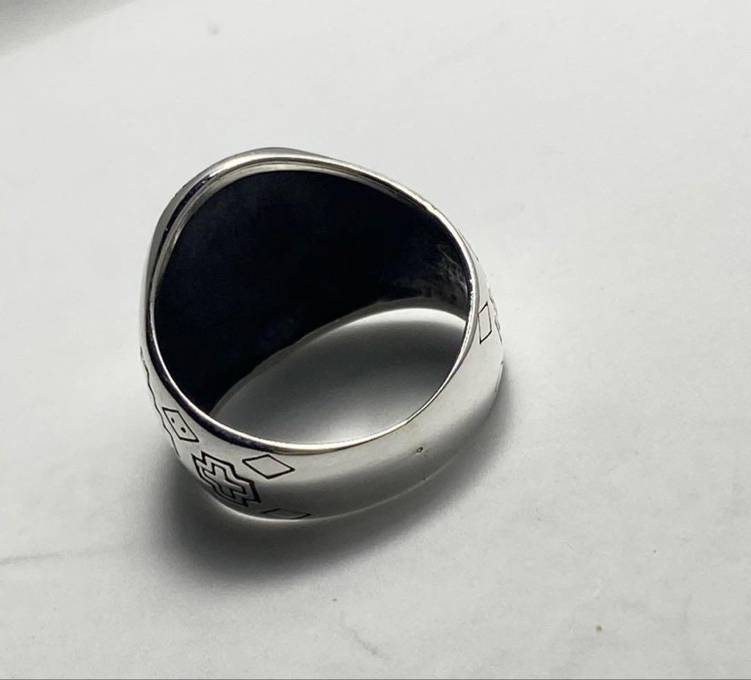 ココペリ精霊ホピ族SILVER925スターリングシルバー925リング18号てBピ