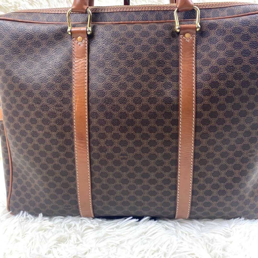 CELINE マカダム　ビジネス　ブリーフ　バッグ　ブラウン　A4