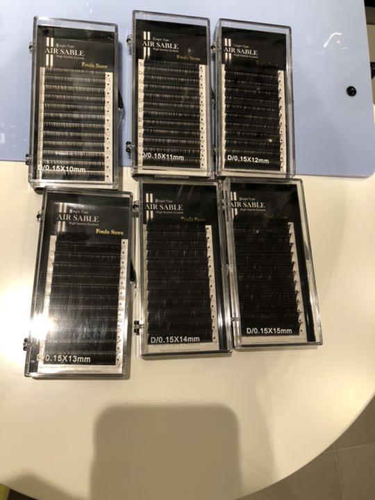 マツエク最高級エアセーブル  Dカール13、14、15 0.15 3ケースセット