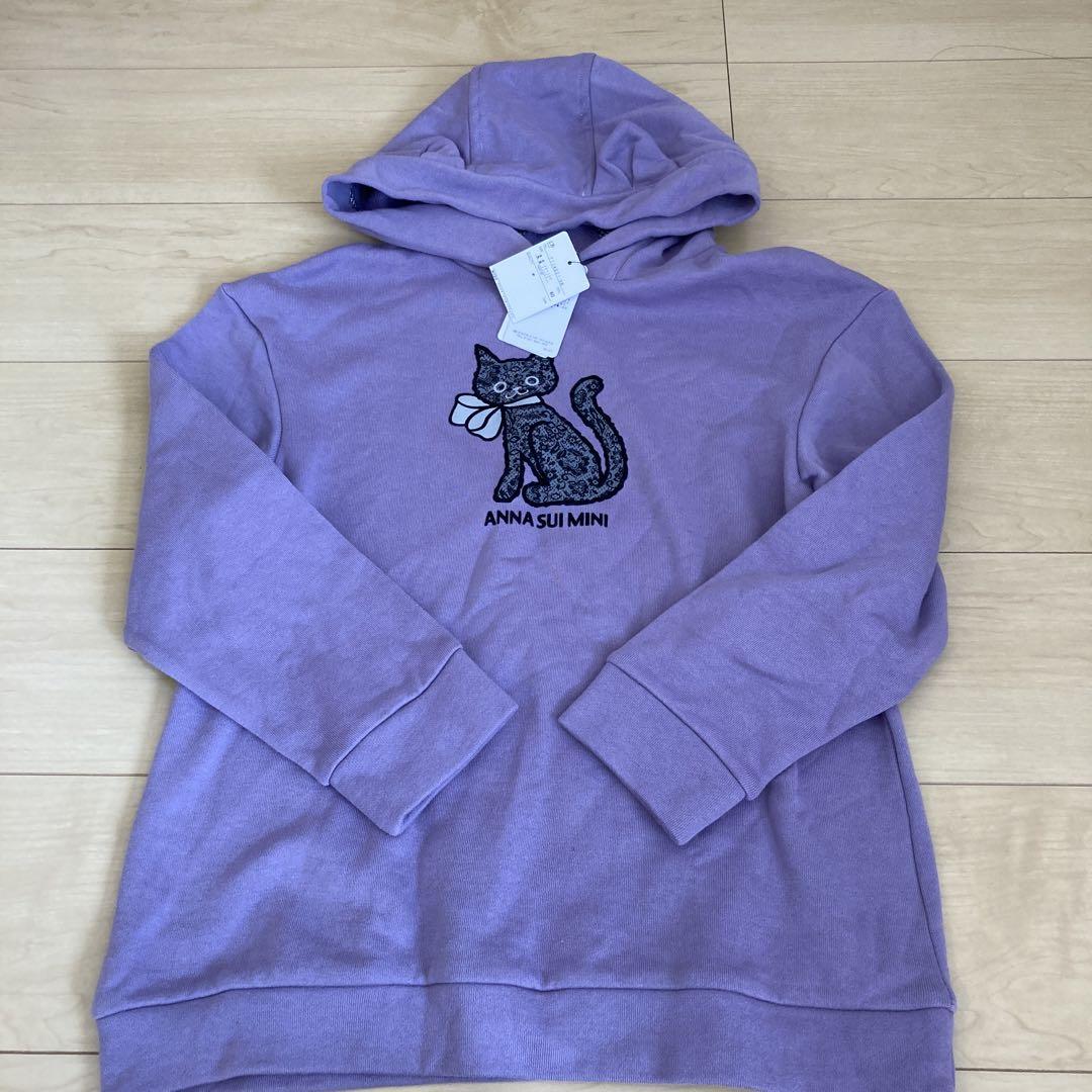ANNA SUI mini フード付きパーカー　猫耳　150