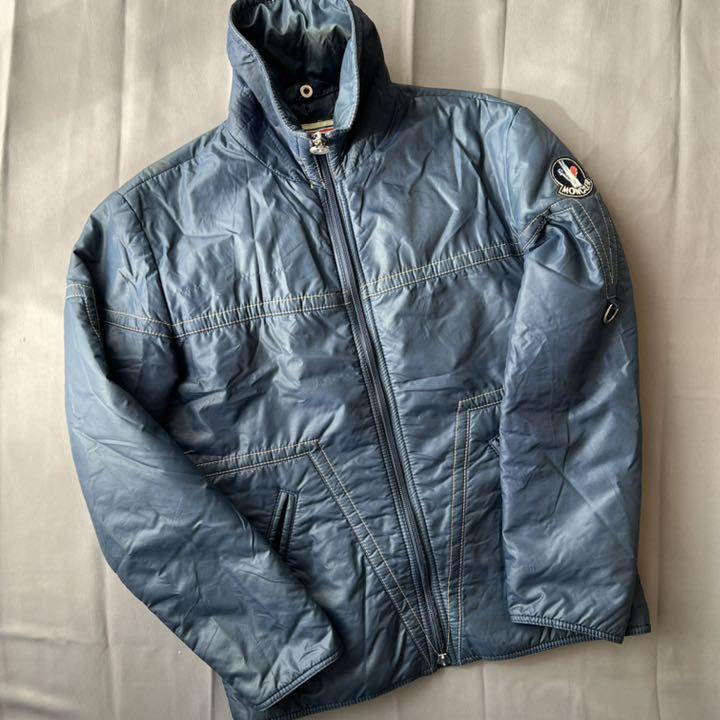 モンクレール Ski Wear スキーウェア ナイロンジャケット アウトドア 青