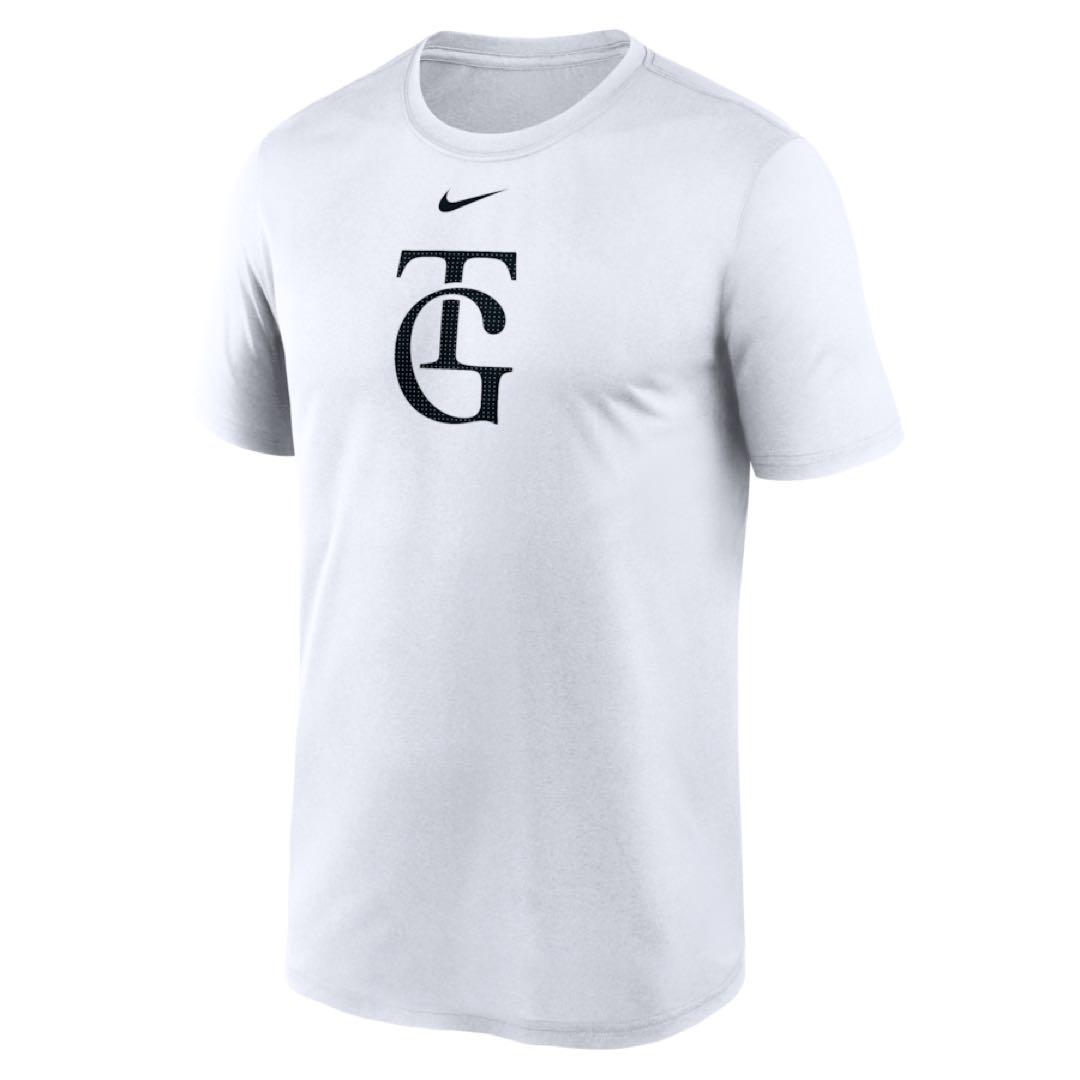 読売ジャイアンツ ナイキ ポリエステル ホワイト TG Tシャツ NKFG