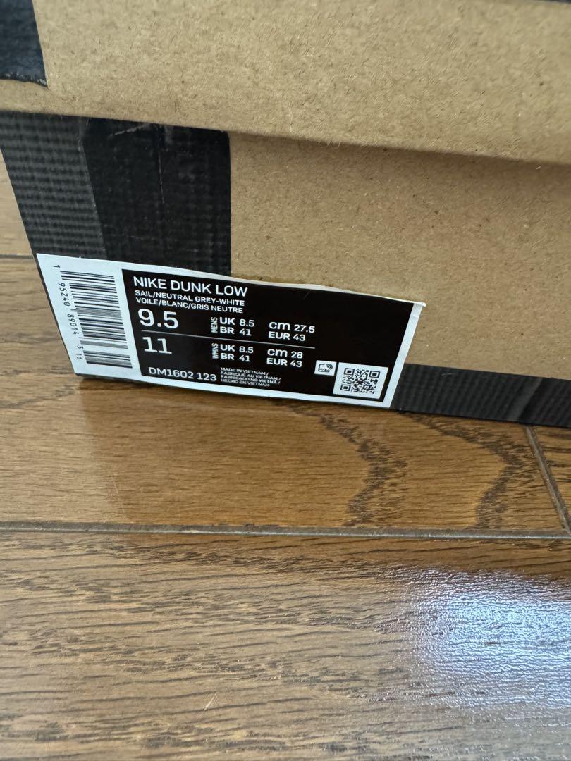【新品 未使用】OFF-WHITE × NIKE DUNK 49 オフホワイト