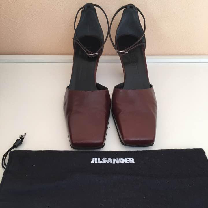 美品 JILSANDER(ジルサンダー)レディース 厚底 パンプス