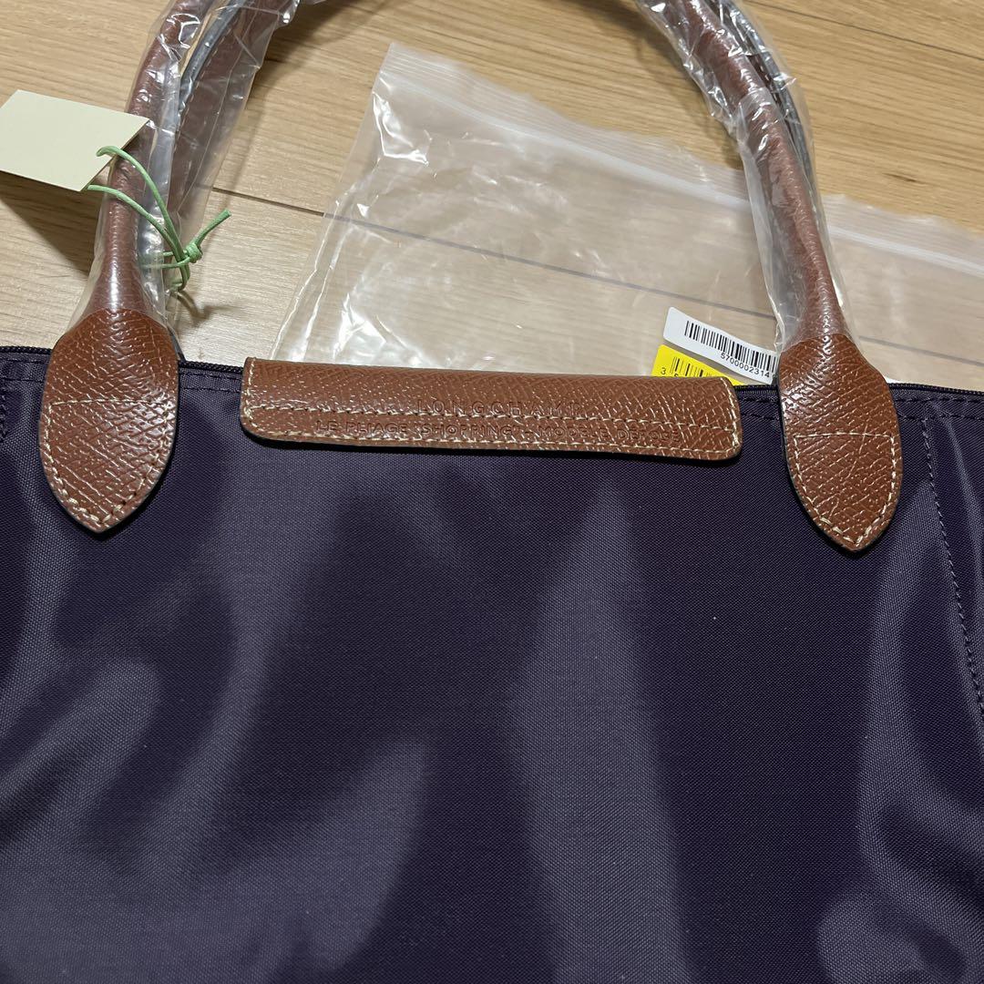 ロンシャン LONGCHAMP トートバッグ パープル　プリアージュバッグL