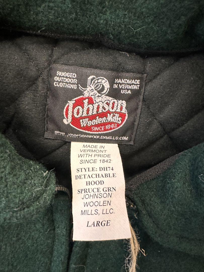 L 新品未使用 Johnson Woolen Millsジャケット ウールコート
