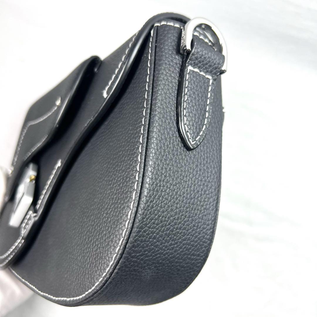 DIOR サドルバッグ メッセンジャー ブラック 画像4