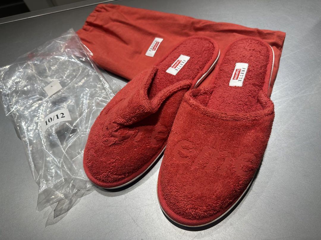 19SS Supreme Frette Slippers Red 赤