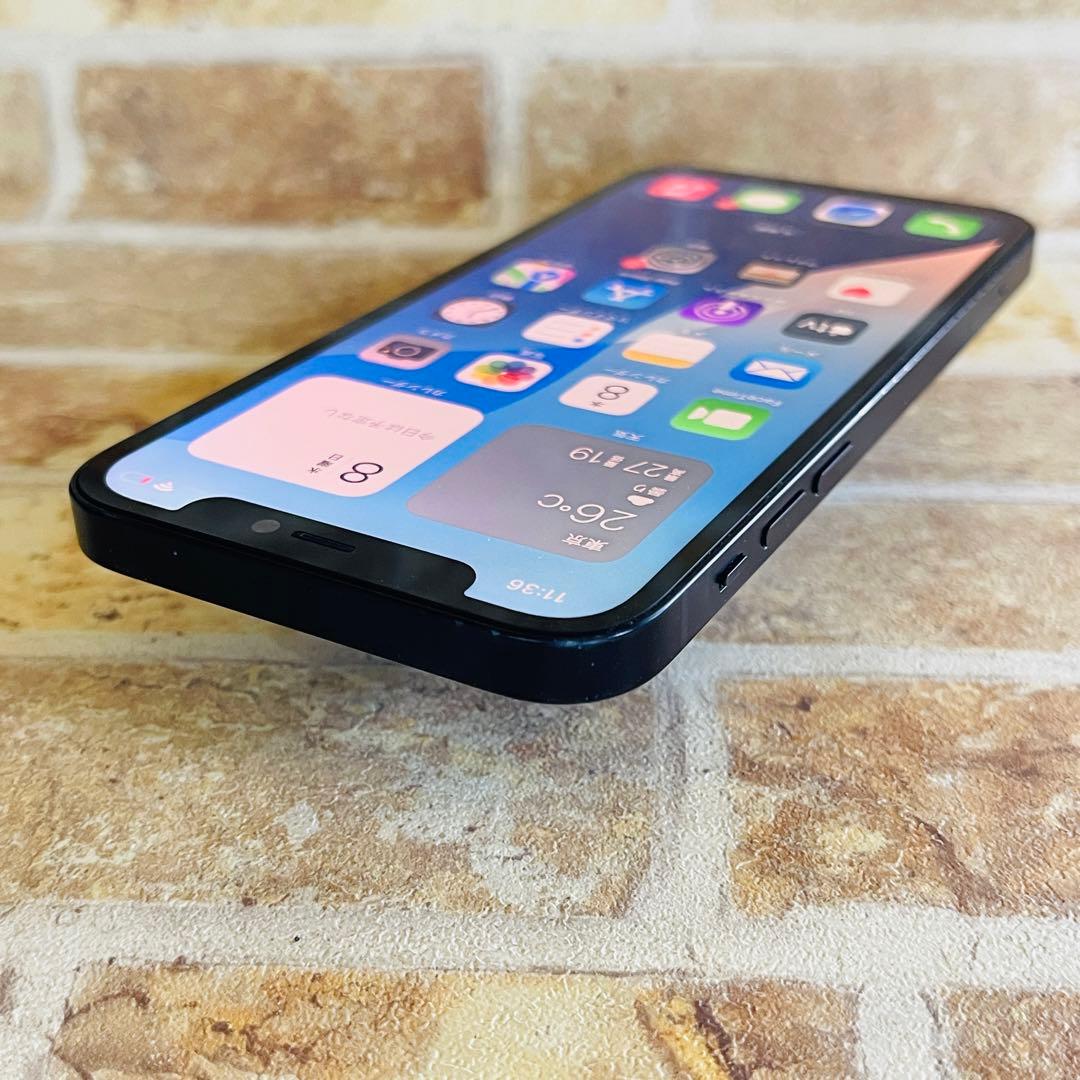 訳あり SIMフリー iPhone12 128GB ブラック 電池良好 - メルカリ