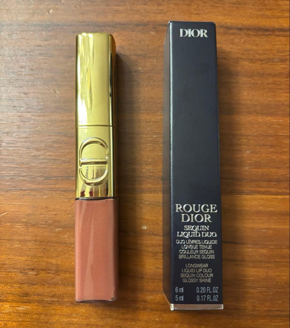 【新品】Dior ルージュディオールシークインリキッドデュオ420 520ギフト 完売！dior ルージュ ディオール シークイン リキッド デュオ 420