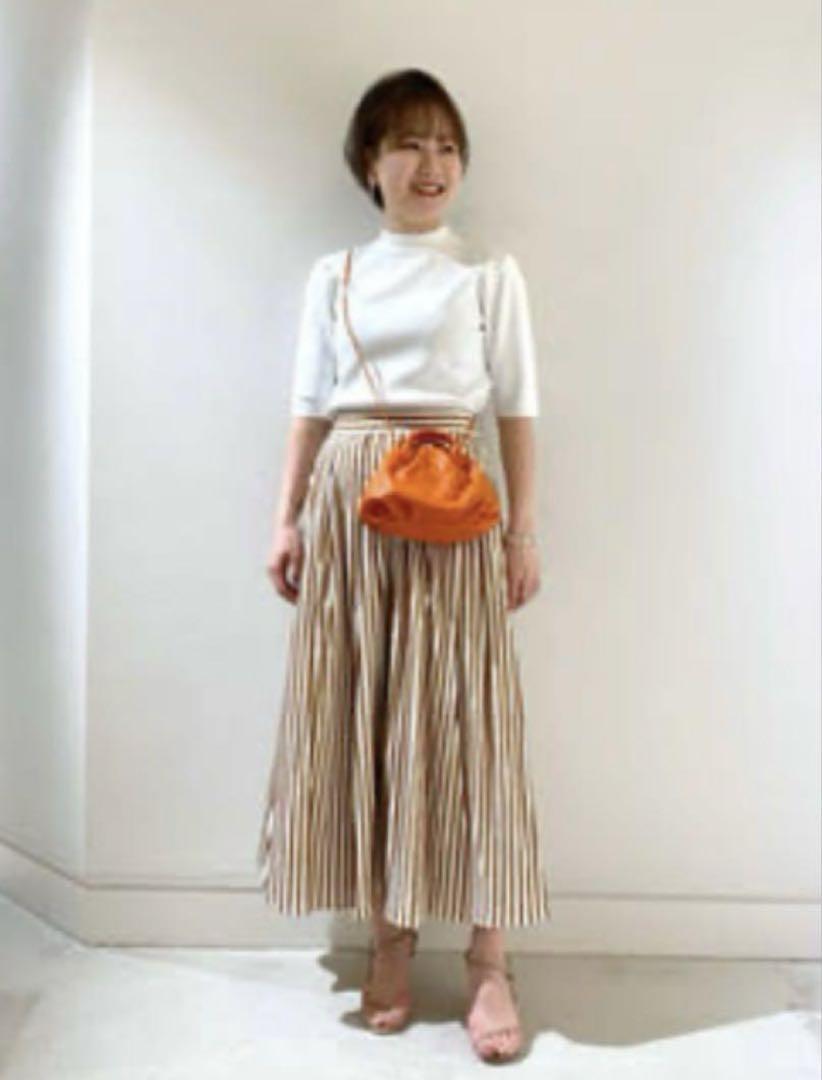 新品未使用　LOULOU WILLOUGHBY コードストライプタックスカート LOULOU WILLOUGHBY スカート 【LOULOU WILLOUGHBY】コード