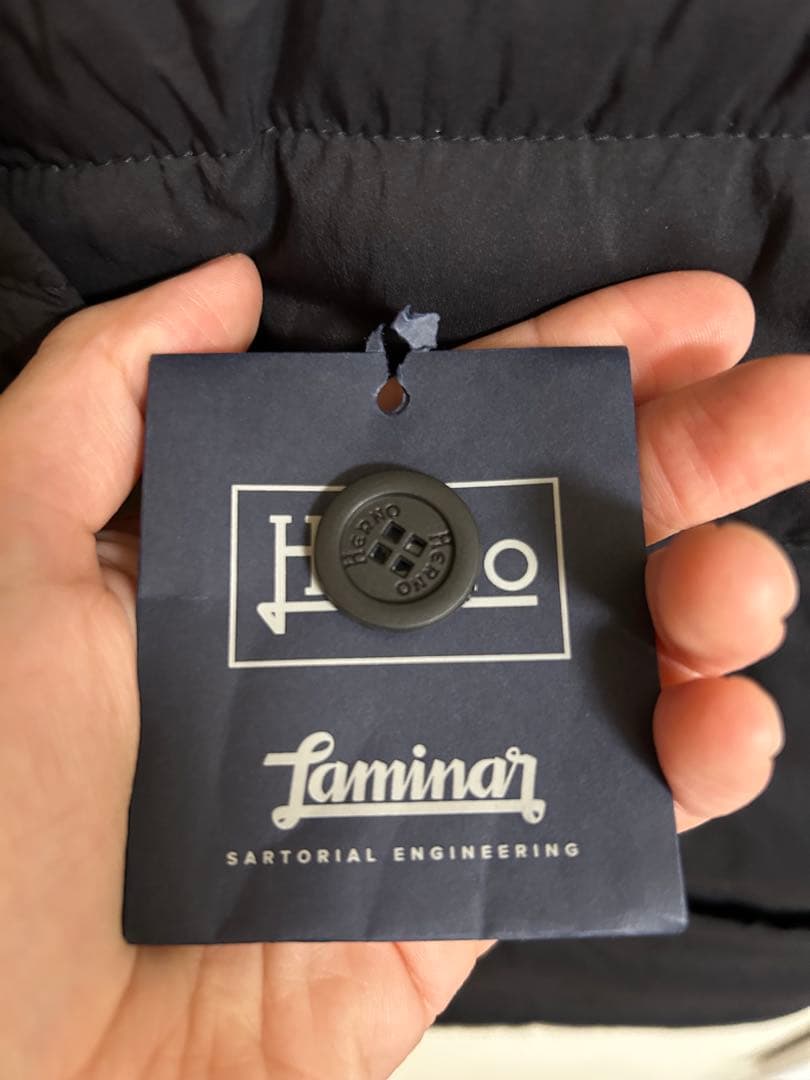 Herno ブラック ダウンベスト(ダウンジレ) ヘルノ サイズ44 Herno ブラック ダウンベスト(ダウンジレ) ヘルノ サイズ44