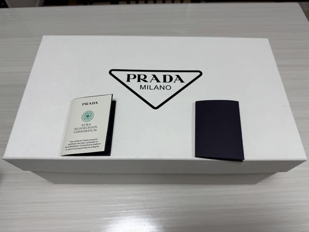 新品 PRADA トライアングル ロゴ フィッシャーマン ラバーサンダル プラダ