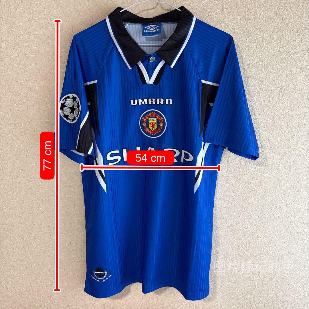 UMBRO マンチェスター・ユナイテッド シャツ 青 マンチェスター・ユナイテッド CANTONA 7 - メルカリ