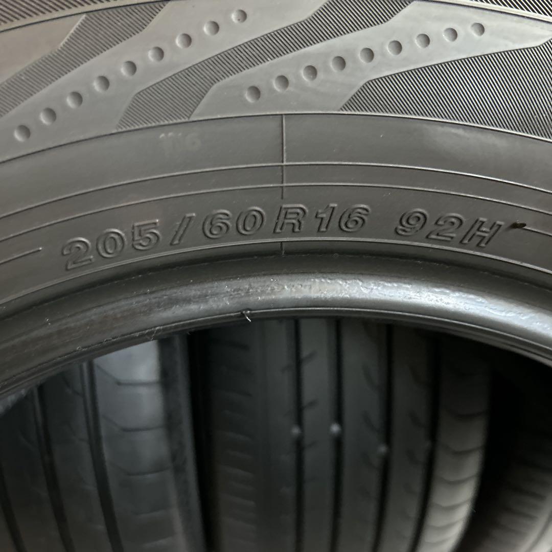 送料無料◆205/60R16/夏4本/残溝約5〜6㎜/製造2021年