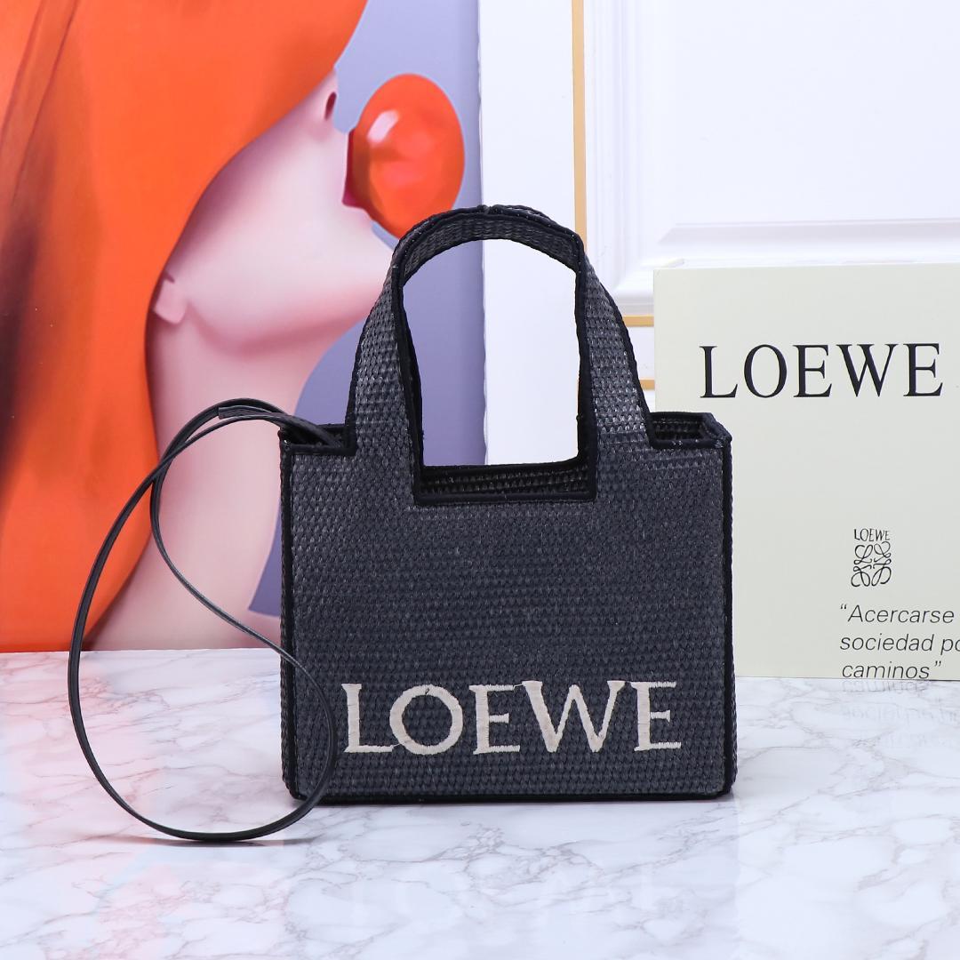 LOEWE バッグ フォント トートバッグ スモール