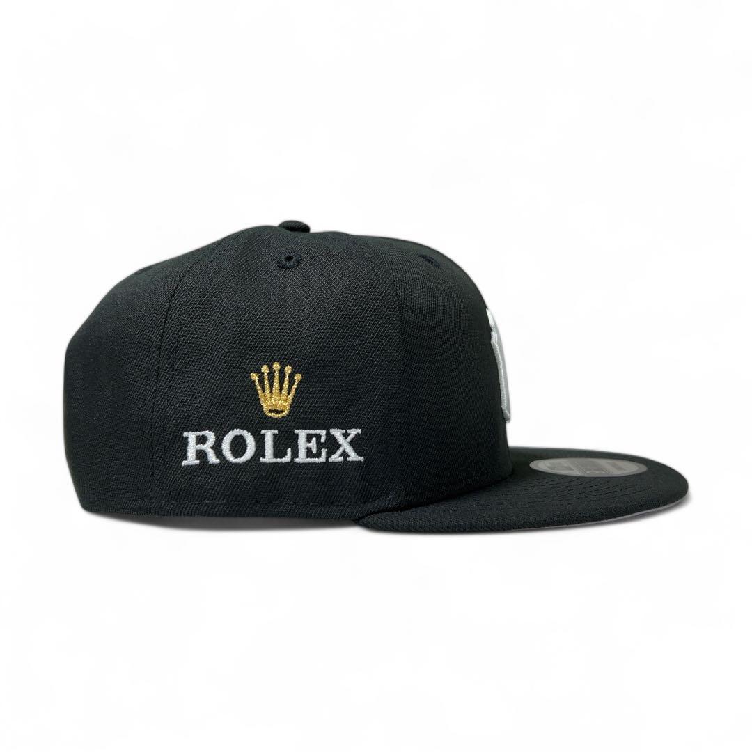 NEW ERA 9FIFTY ヤンキース ROLEX ブラック 限定 金刺繍 NEW ERA 9FIFTY ヤンキース ROLEX ブラック 限定 金刺繍