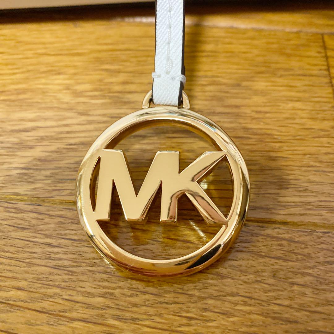 値下げ❗️マイケルコース MK ハンドバッグ 白ショルダーバッグ 汚れあり❗️