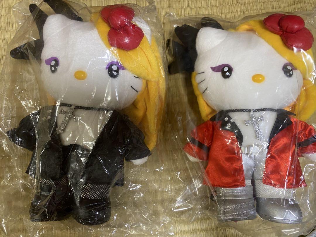 単品購入不可 新品タグ付 未使用 Yoshiki キティー 2セット ぬいぐるみ