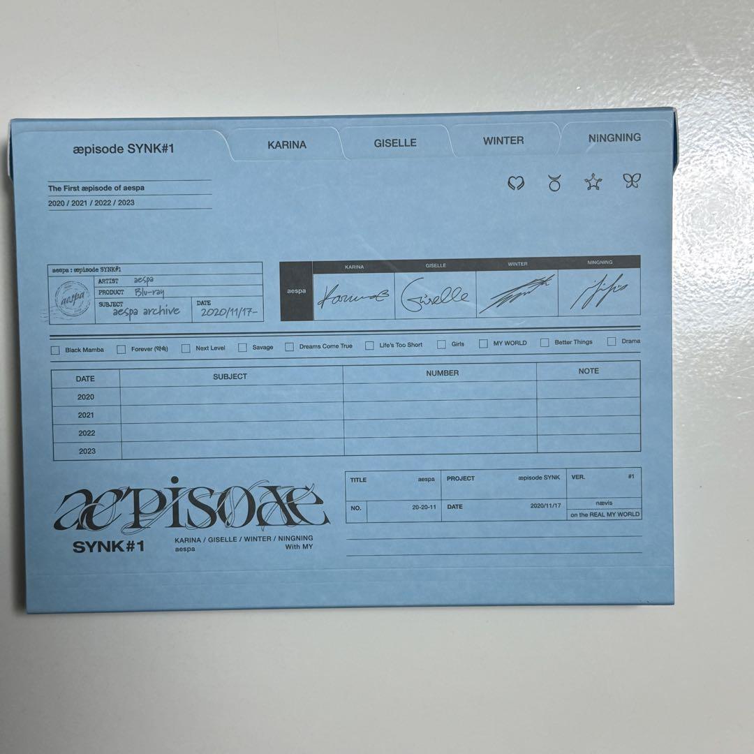 aespa aepisode SYNK #1 Blu-ray