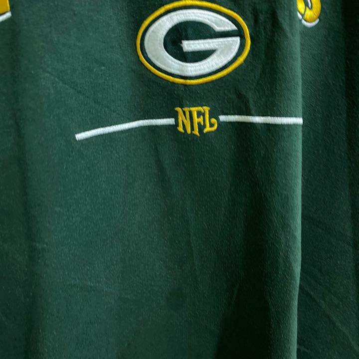 2022新入荷 《USA製》LOGO ATHLETIC 緑色 XL PACKERS☆スウェット - スウェット