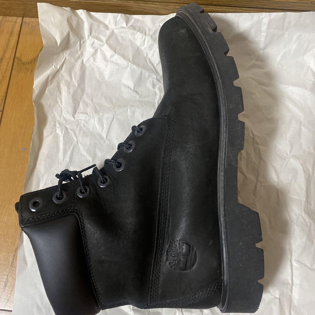 Timberland 6inch ブラック ワークブーツ　25.5