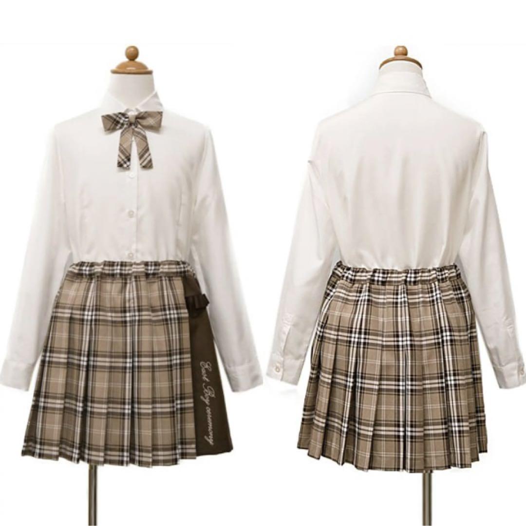 【新品級】ガールズEAST BOY ブラウン系スーツ 5点セット 160cm