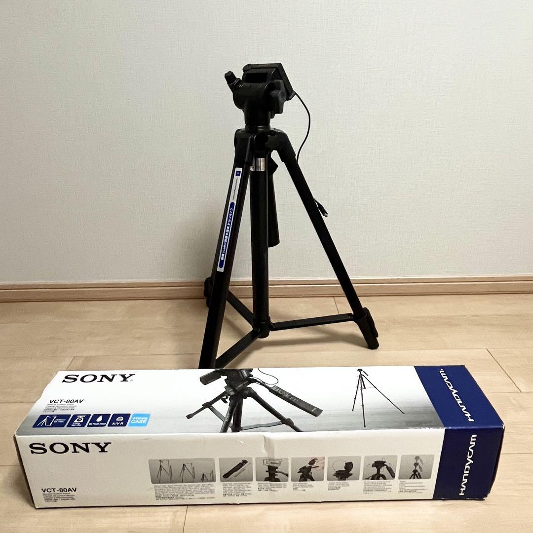 SONY ソニー Handycam 三脚 VCT-80AV リモコン