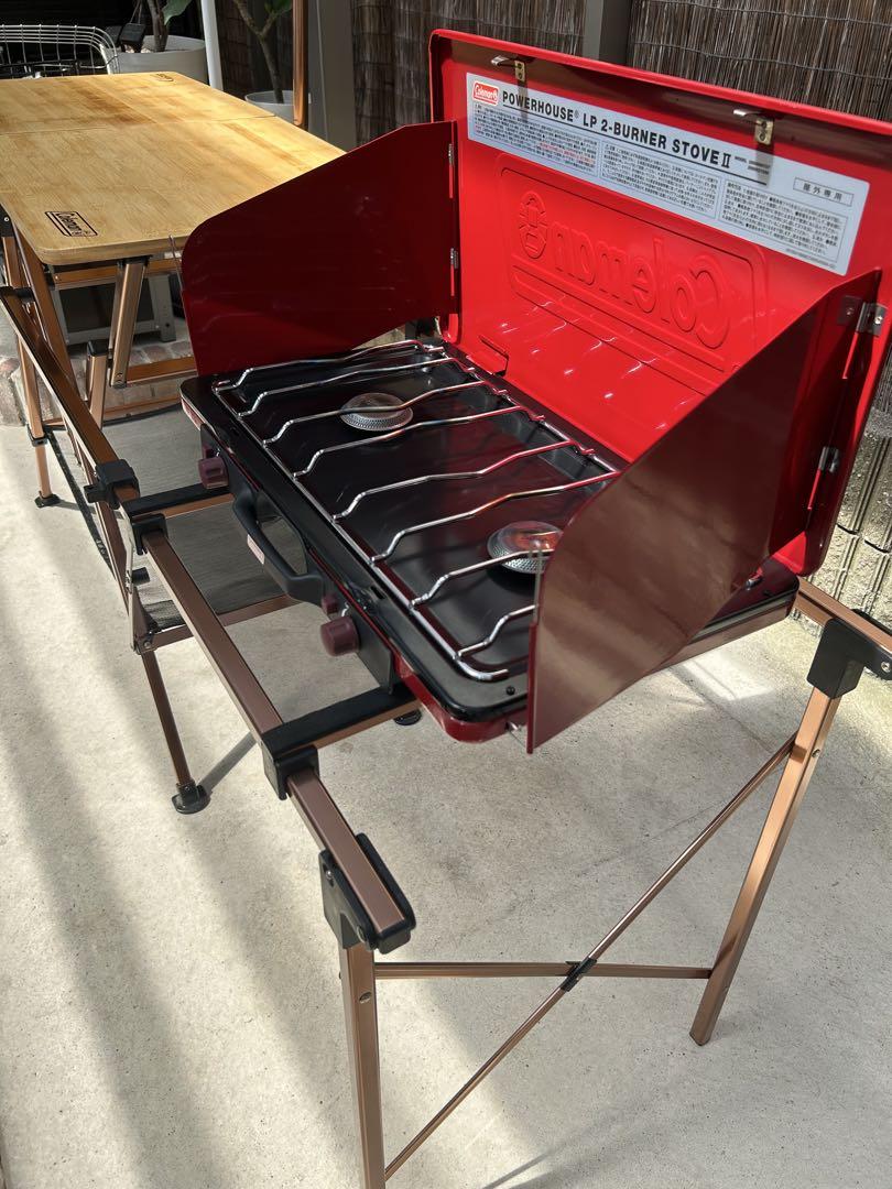 韓国ブランド通販サイト Coleman メルカリ - コンフォートキッチンテーブルセット 2バーナー テーブル・チェア・ハンモック