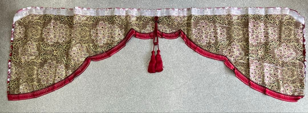 トラック 五右衛門カーテン 桜 レッド BRIGHTFACE_UK