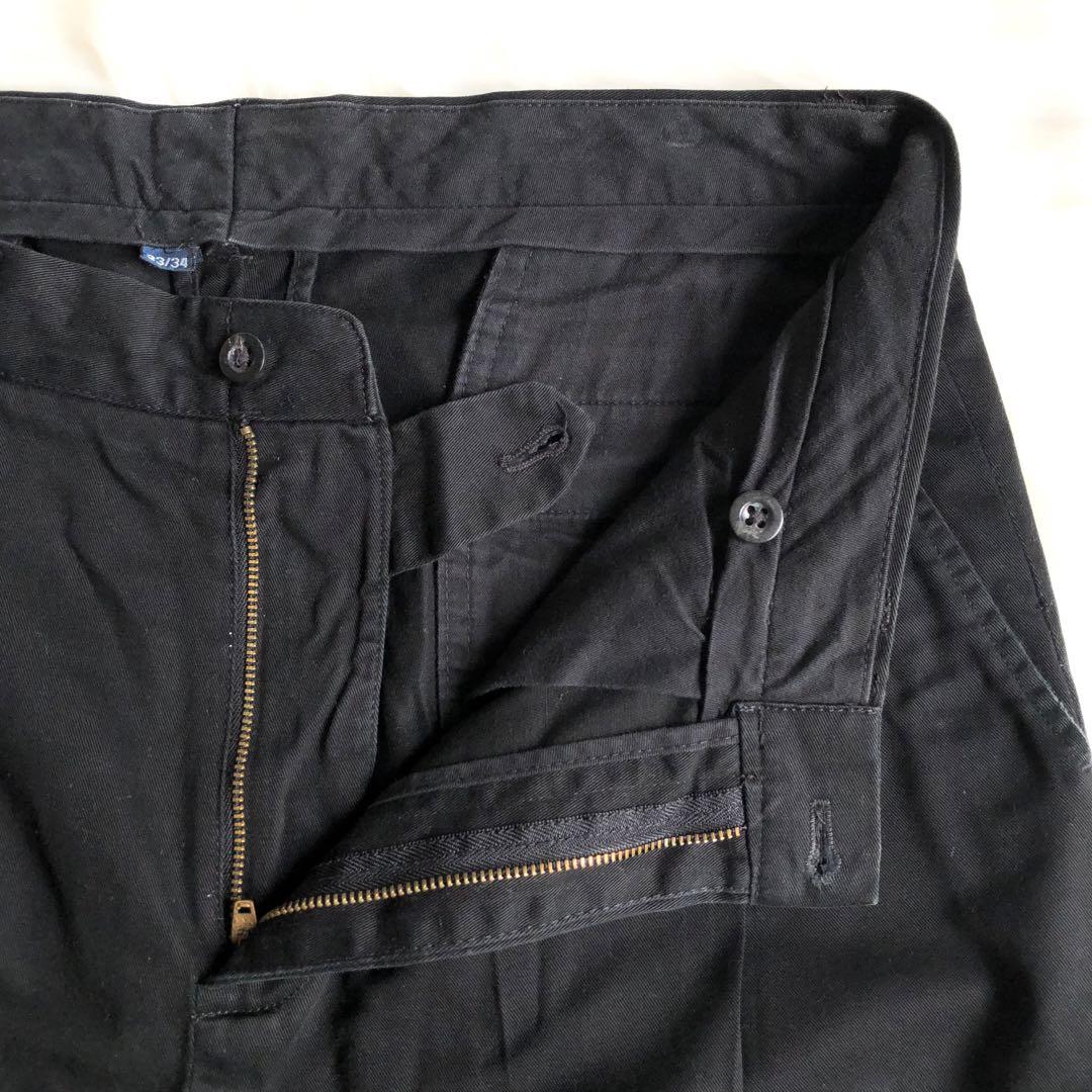 ポロラルフローレン プロスペクトパンツ ツータック チノパン W33 ブラック