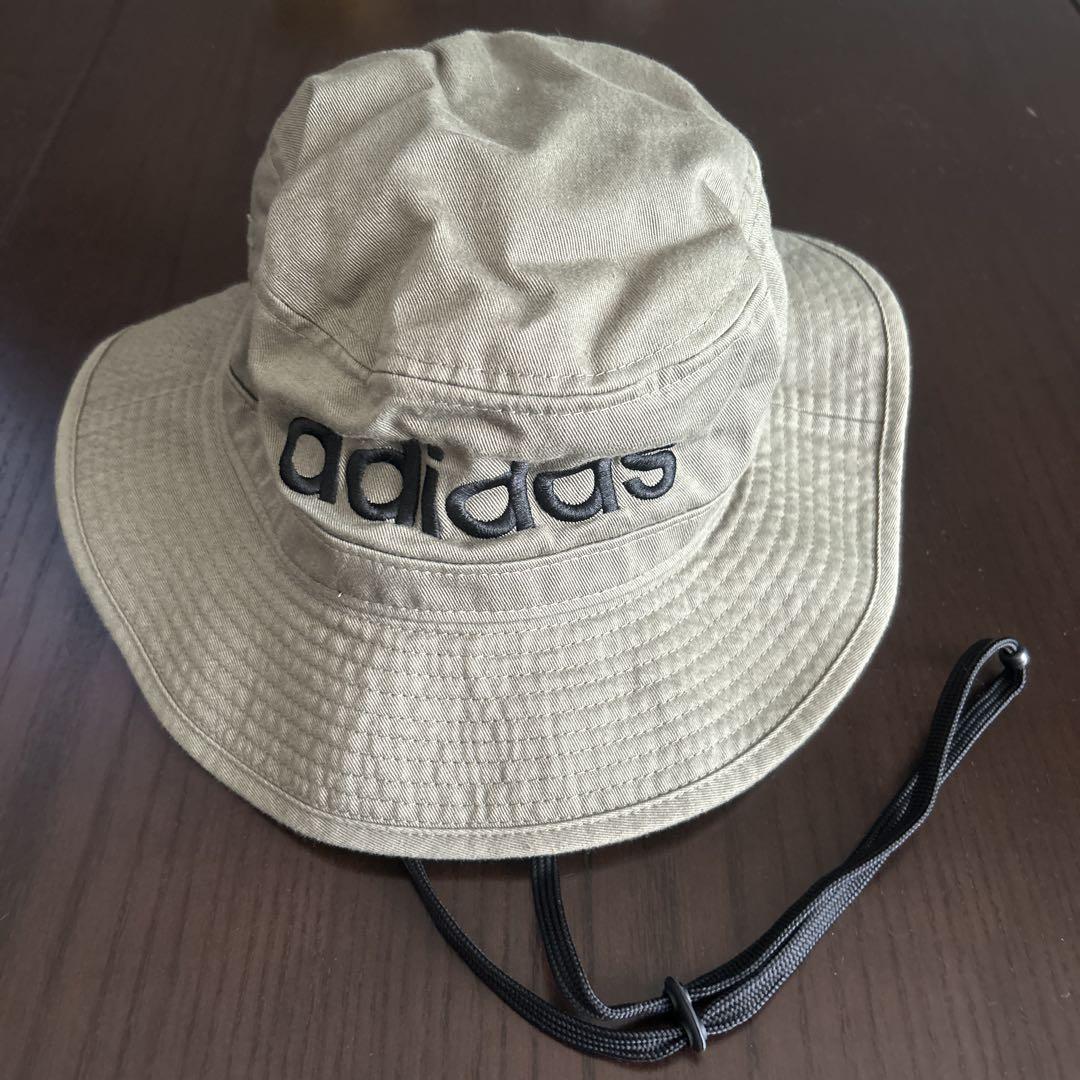 adidas アウトドア サファリハット オリーブグリーン - メルカリ