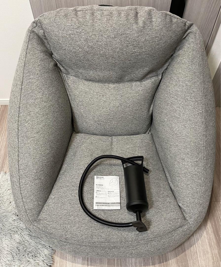 無印良品 空気でできたソファー グレー