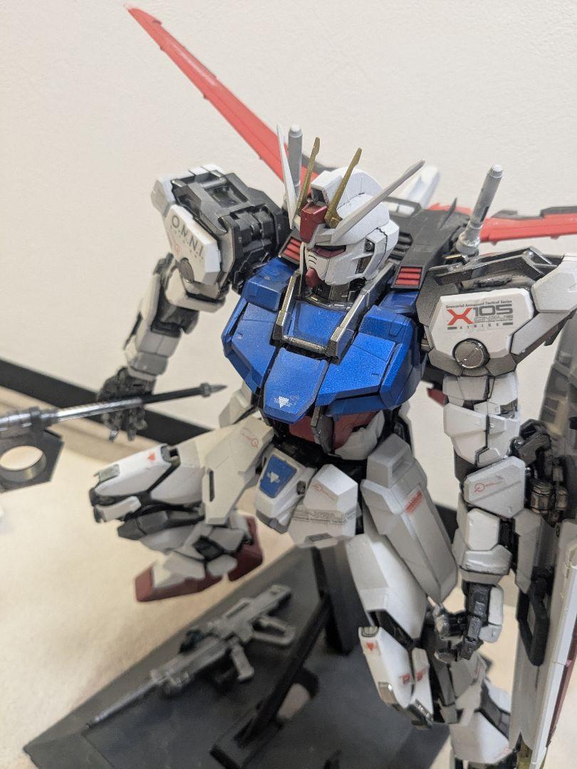 ガンプラ　PG 1/60 エールストライクガンダム 完成品　全塗装