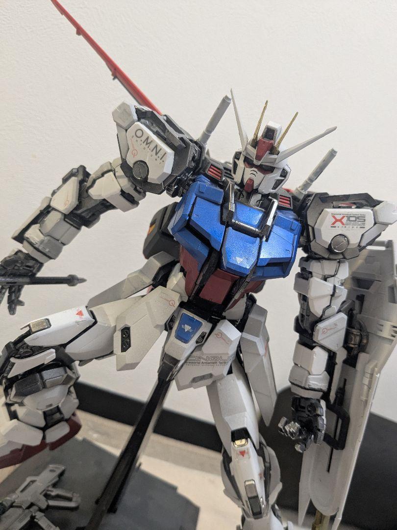 ガンプラ　PG 1/60 エールストライクガンダム 完成品　全塗装