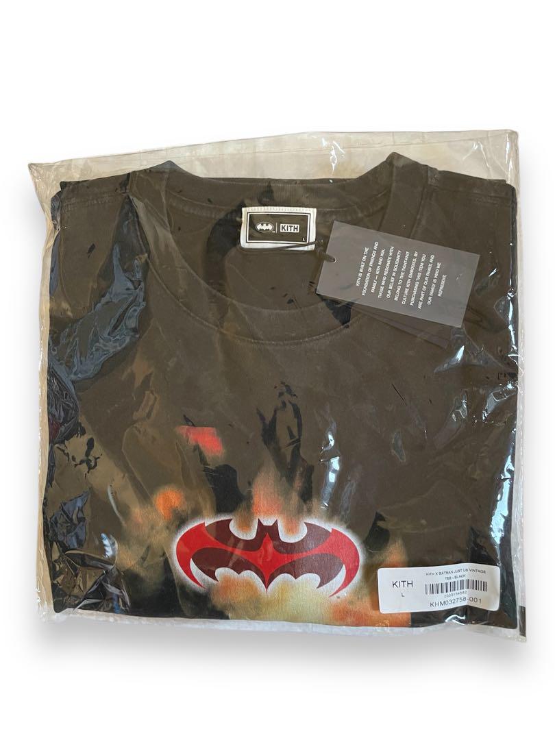 Batman Kith Just Us Vintage Tee L Black