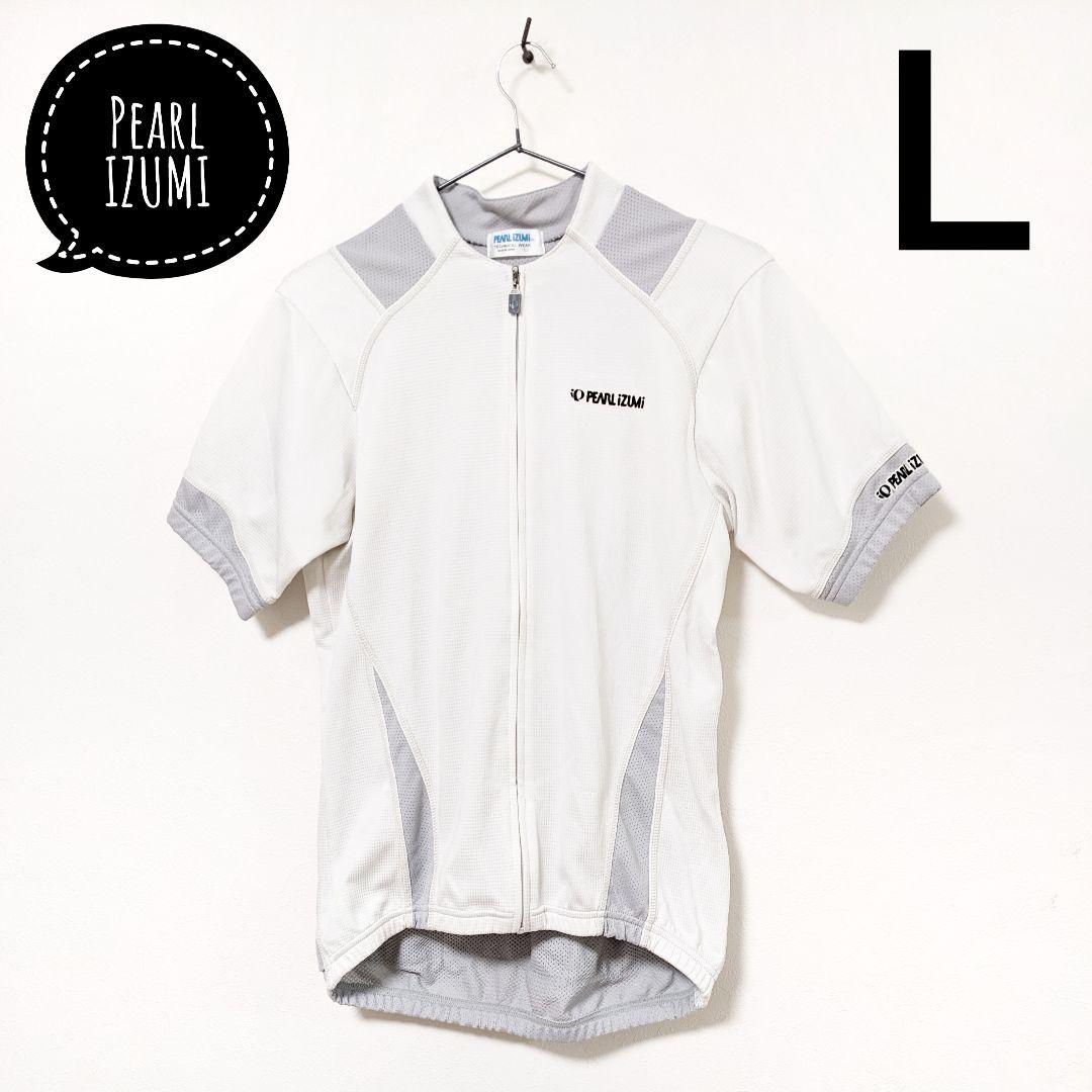 パールイズミpearl izumiサイクルジャージ サイクルウェア L 白
