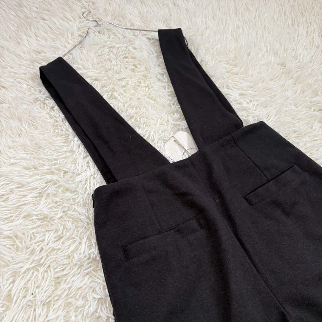 y7795 新品未使用✨PUAL CE CIN オーバーオール 黒 フリース y7795 新品未使用✨PUAL CE CIN オーバーオール 黒 フリース