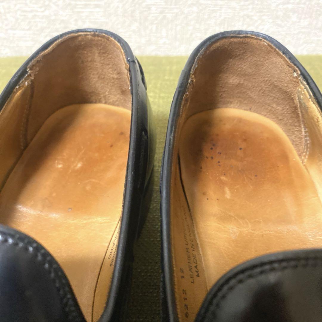 【美品】クロケット&ジョーンズ CAVENDISH3 タッセルローファー黒 7E