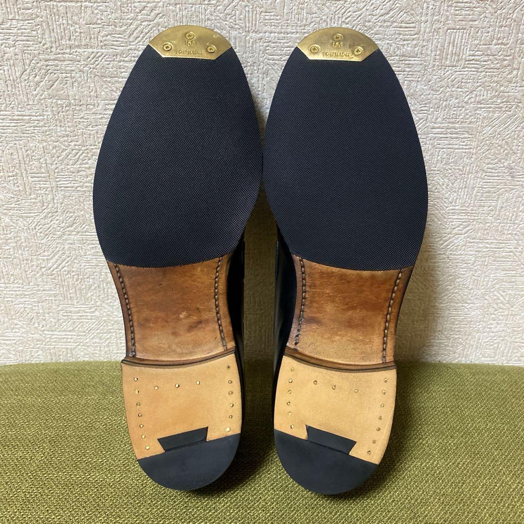 【美品】クロケット&ジョーンズ CAVENDISH3 タッセルローファー黒 7E