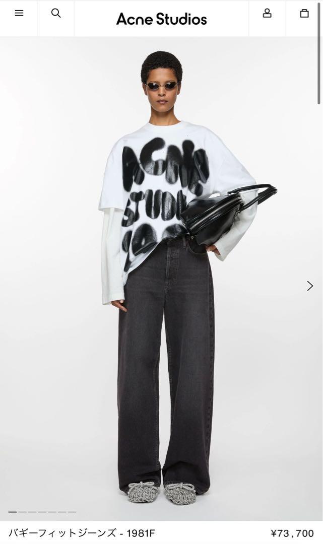 acne studios 1981F BLACK size 46