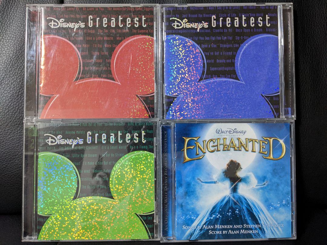 【おしゃれ】 ディズニー　CD4枚セット　魔法にかけられて キッズ/ファミリー