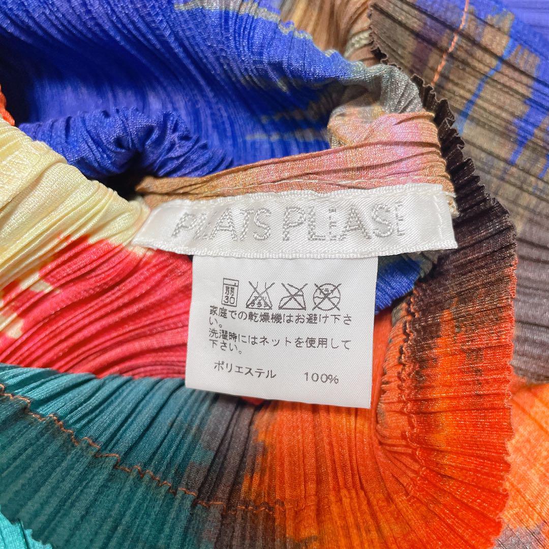 PLEATS PLEASE プリーツプリーズ マルチカラーストライプ