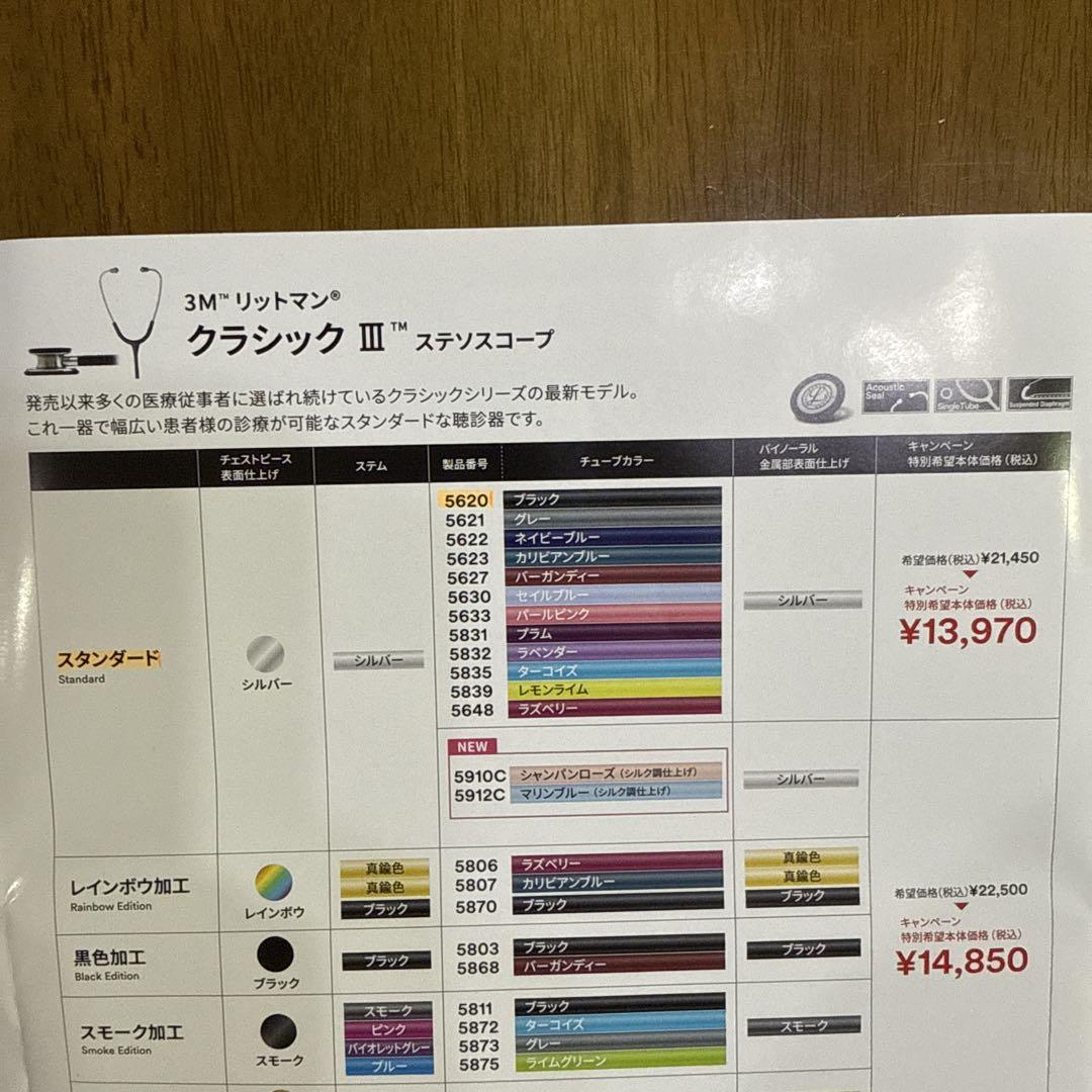 ステソスコープ 聴診器
