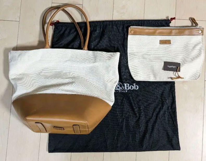 ダニエルアンドボブ　キャンバス&レザー　トートバッグ　メンズレディース