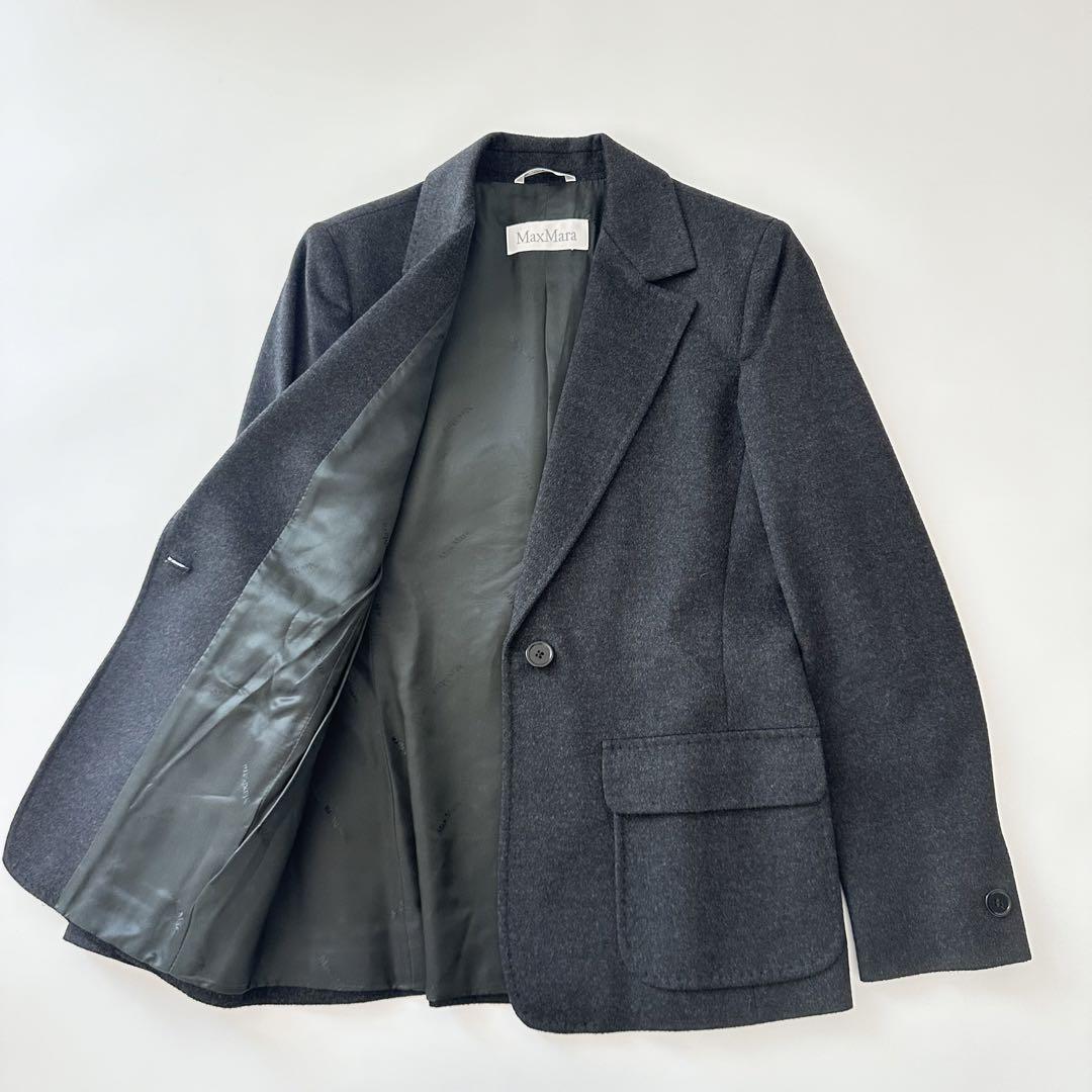 MAX MARA WHITE TAG ALPACA BREND BELTED OVER COAT MADE IN