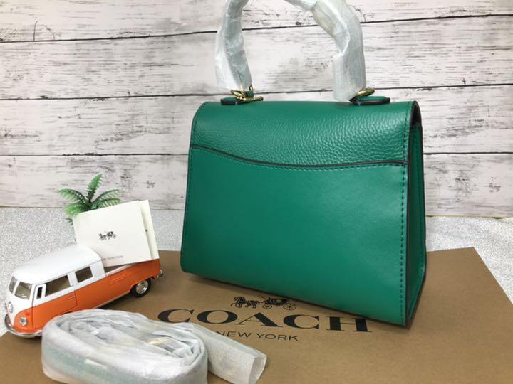までの⊸ COACH ショルダーバッグ タビートップハンドル Er5Bv-m26567971355 新作 グリーン2way ➵シグネチャ