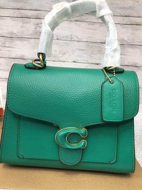 までの⊸ COACH ショルダーバッグ タビートップハンドル Er5Bv-m26567971355 新作 グリーン2way ➵シグネチャ